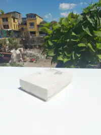 12x9x3 Beyaz Mermer Desenli Süngerli Takı Kutusu [Demonte] - Görsel 6