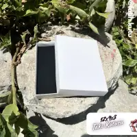 12x9x3 Beyaz Süngerli Takı Kutusu [Demonte] - Görsel 1