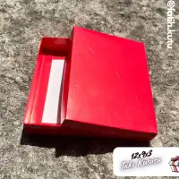 12x9x3 Kırmızı Süngerli Takı Kutusu [Demonte] - Görsel 2