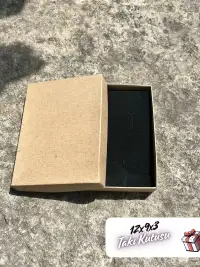 12x9x3 Kraft Süngerli Takı Kutusu [Demonte] - Görsel 1