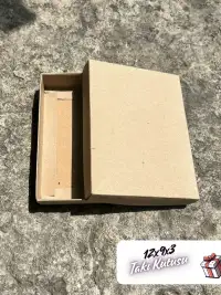 12x9x3 Kraft Süngerli Takı Kutusu [Demonte] - Görsel 2