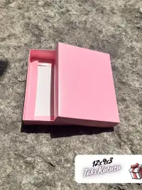12x9x3 Pembe Süngerli Takı Kutusu [Demonte] - Görsel 2