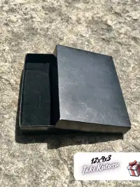 12x9x3 Siyah Süngerli Takı Kutusu [Demonte] - Görsel 1