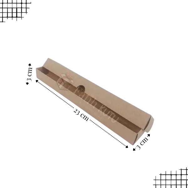23x3x3 Kraft Kolye Kutusu [Demonte]