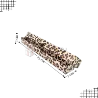 23x3x3 Leopar Desenli Kolye Kutusu [Demonte] - Görsel 2