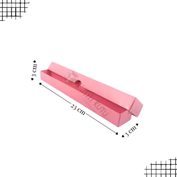 23x3x3 Pembe Kolye Kutusu [Demonte]
