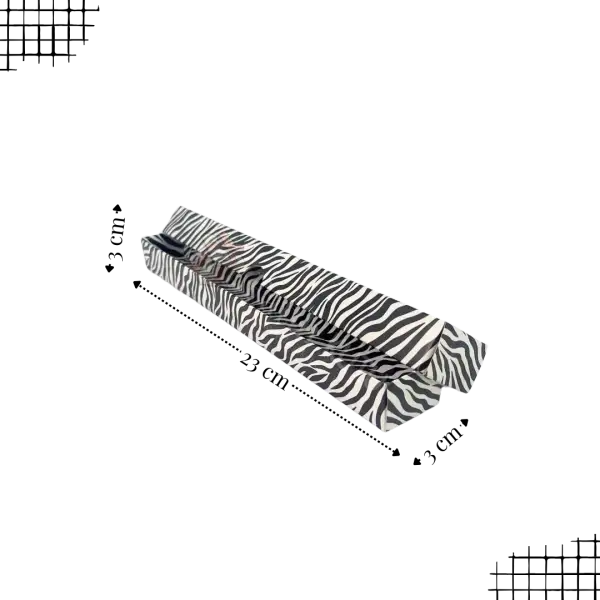 23x3x3 Zebra Desenli Kolye Kutusu [Demonte]