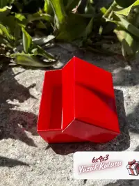 Kampanyalı! 6x4x3 Kırmızı Süngerli Yüzük Kutusu [Demonte] - Görsel 2
