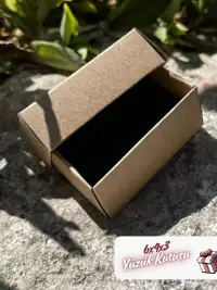 Kampanyalı! 6x4x3 Kraft Süngerli Yüzük Kutusu [Demonte] - Görsel 4