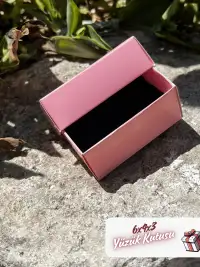 Kampanyalı! 6x4x3 Pembe Süngerli Yüzük Kutusu [Demonte] - Görsel 4