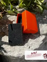 Kampanyalı! 6x4x3 Turuncu Süngerli Yüzük Kutusu [Demonte] - Görsel 3