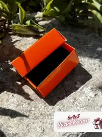 Kampanyalı! 6x4x3 Turuncu Süngerli Yüzük Kutusu [Demonte] - Görsel 4