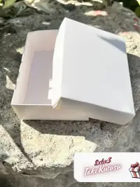 8x6x3 Beyaz Süngerli Takı Kutu [Demonte] - Görsel 2