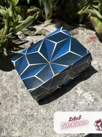 8x6x3 Elmas Desenli Süngerli Takı Kutusu [Demonte] - Görsel 5