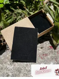 8x6x3 Kraft Çekmeceli Süngerli Takı Kutusu [Demonte] - Görsel 3