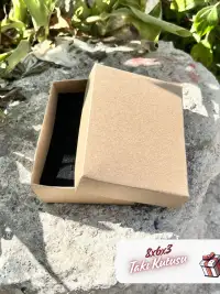 8x6x3 Kraft Süngerli Takı Kutusu [Demonte] - Görsel 1