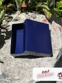 8x6x3 Lacivert Süngerli Takı Kutusu [Demonte] - Görsel 2