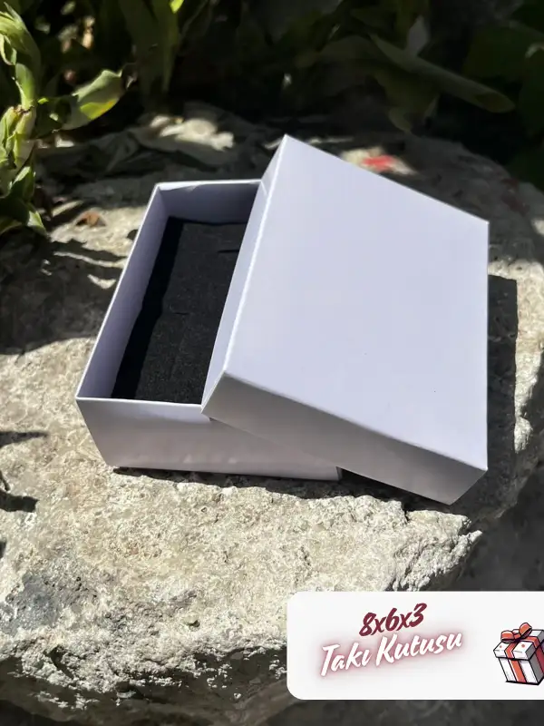 8x6x3 Lila Süngerli Takı Kutusu [Demonte]
