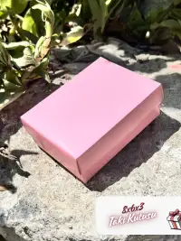 8x6x3 Pembe Süngerli Takı Kutusu [Demonte] - Görsel 5