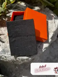 8x6x3 Turuncu Süngerli Takı Kutusu [Demonte] - Görsel 3