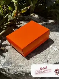 8x6x3 Turuncu Süngerli Takı Kutusu [Demonte] - Görsel 5