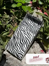 8x6x3 Zebra Desenli Çekmeceli Süngerli Takı Kutusu [Demonte] - Görsel 2